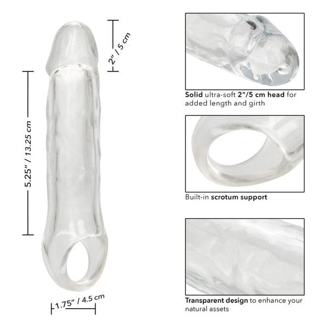 Extension - Performance Maxx - Clear Extension 7.5" CalExotics Sensations plus