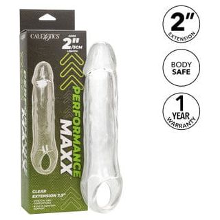 Extension - Performance Maxx - Clear Extension 7.5" CalExotics Sensations plus