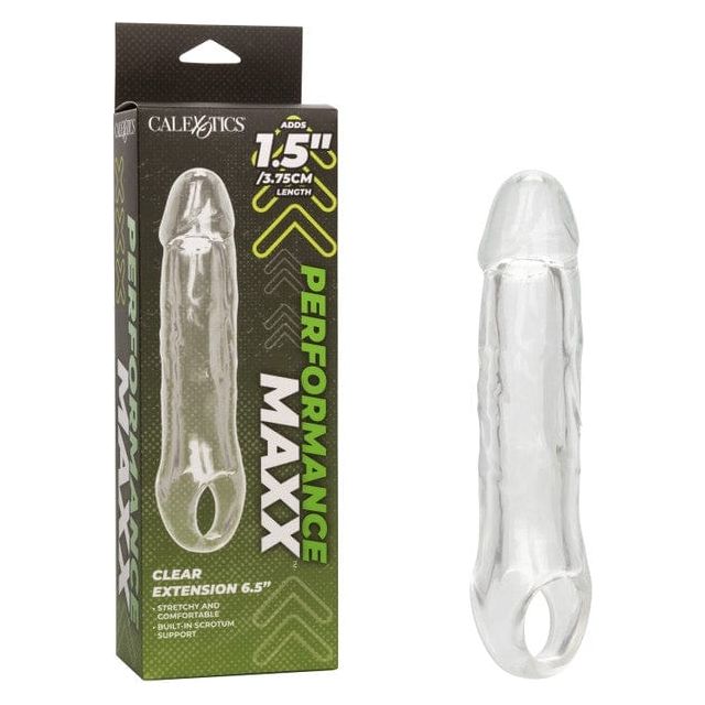 Extension - Performance Maxx - Maxx Clear Extension 6.5" CalExotics Sensations plus