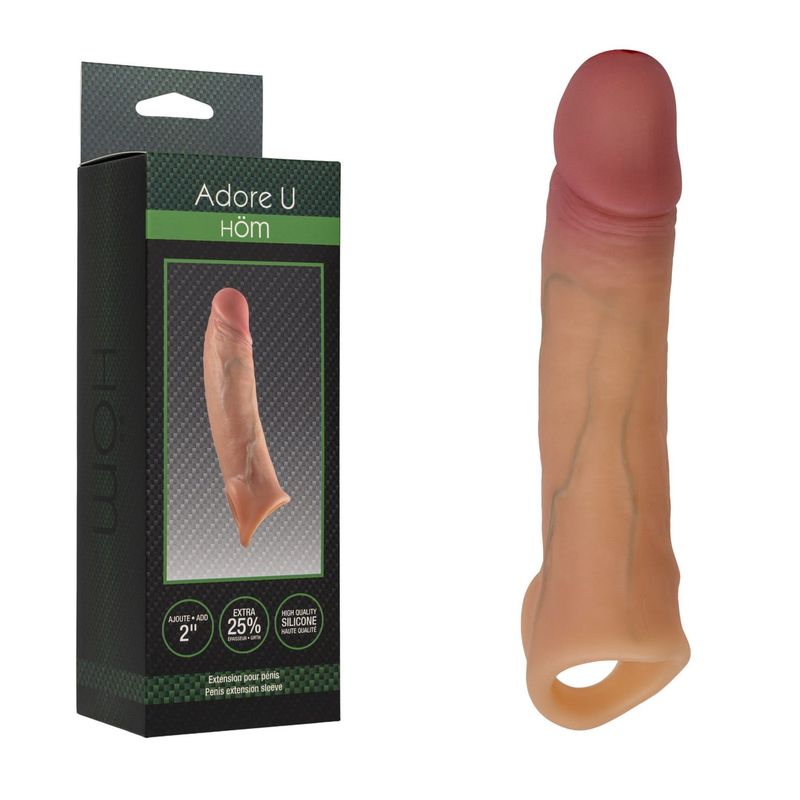 Extension pour Pénis - Gaine Pénienne Réaliste Petit | Adore U Höm Adore U Höm Sensations plus