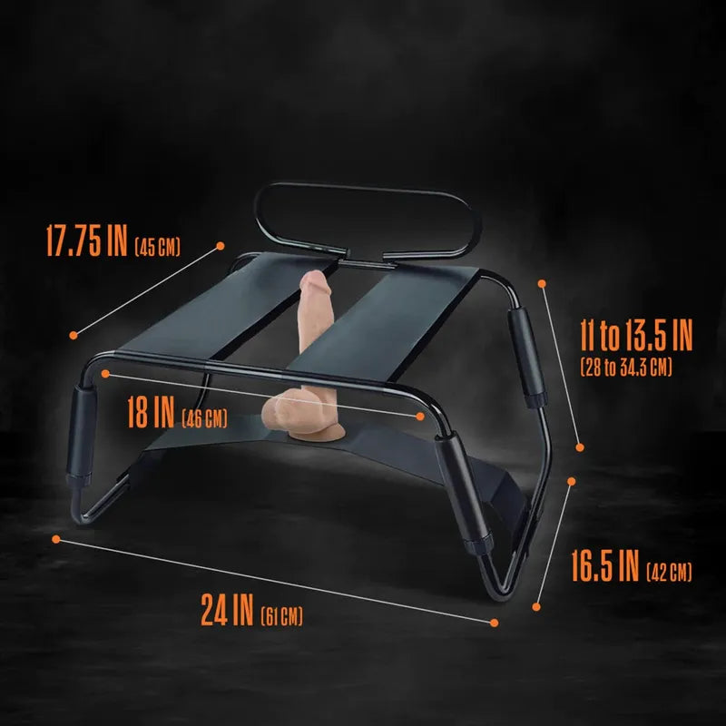 Fetish - Blush - Temptasia Surrender Sex Chair Blush Novelties Sensations plus