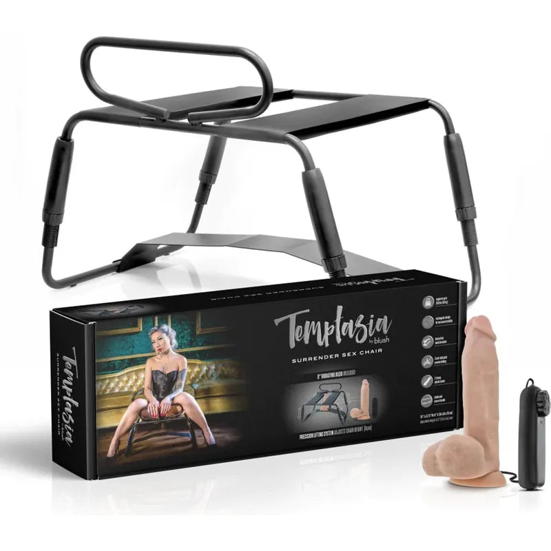 Fetish - Blush - Temptasia Surrender Sex Chair Blush Novelties Sensations plus