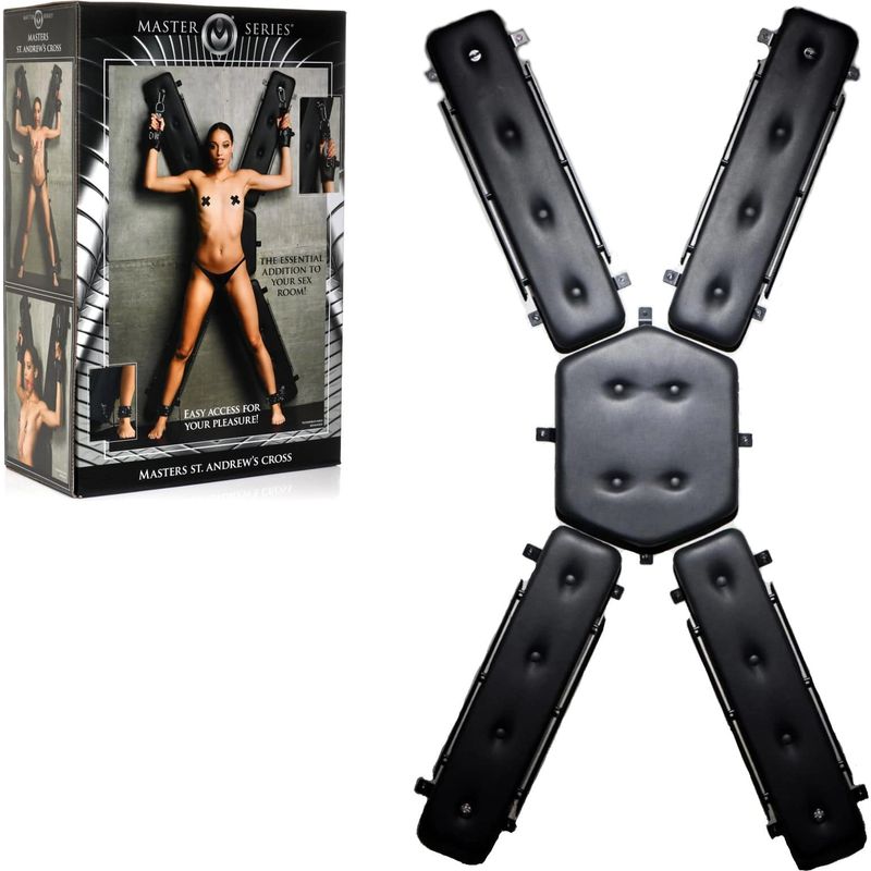 Fetish - Master Series - Croix de Maître Saint-André Master Series Sensations plus