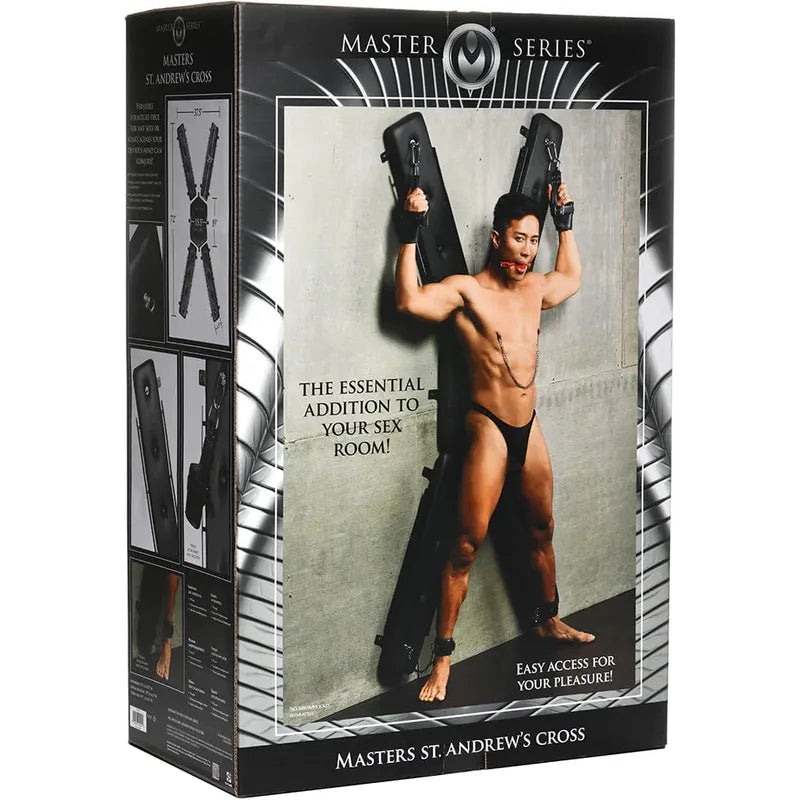 Fetish - Master Series - Croix de Maître Saint-André Master Series Sensations plus