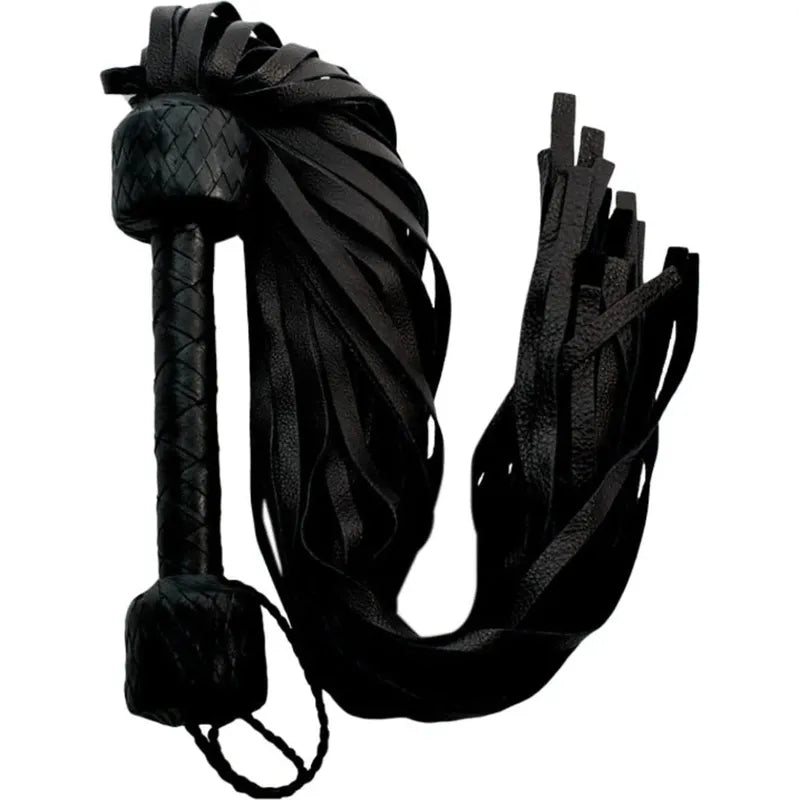 Fouet Suédé Noir – Kink Collection | Accessoire BDSM Haut de Gamme Kink - TW Trade Sensations plus