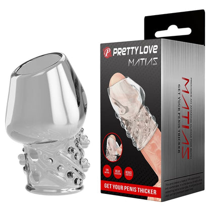 Gaine à pénis pour Gland - Pretty Love Matias | Retarde l’Éjaculation & Stimule Votre Partenaire Pretty Love Sensations plus
