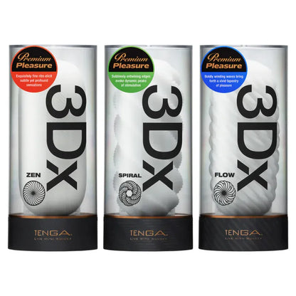 Gaine de Masturbation - TENGA 3Dx | Trois Textures Offertes Tenga Sensations plus