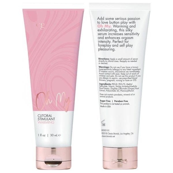 Gel Stimulant - CG - Oh My Stimulant Clitoridien Chauffant 1oz CG Sensations plus