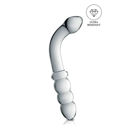 Glossy n°8 – Dildo en Verre 22 cm | Double Stimulation Vaginale & Prostatique Glossy Toys Sensations plus