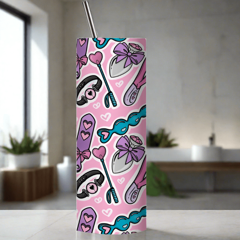 Gobelet Érotique en Acier Inoxydable Kinky et Mignon - 20 oz / 591 ml Sensations Plus Sensations plus