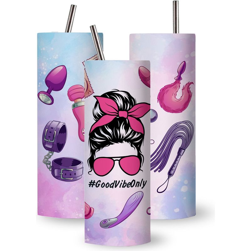 Gobelet Érotique en Acier Inoxydable Personnalisé - 20 oz / 591 ml Sensations Plus Sensations plus