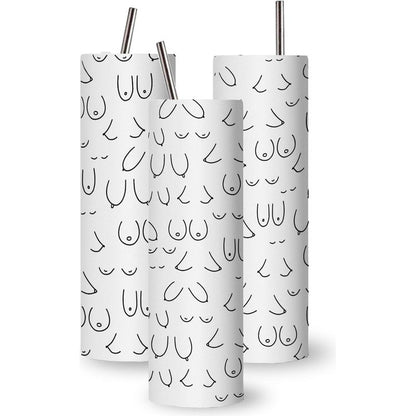 Gobelet Érotique en Acier Inoxydable Sein - 20 oz / 591 ml Sensations Plus Sensations plus