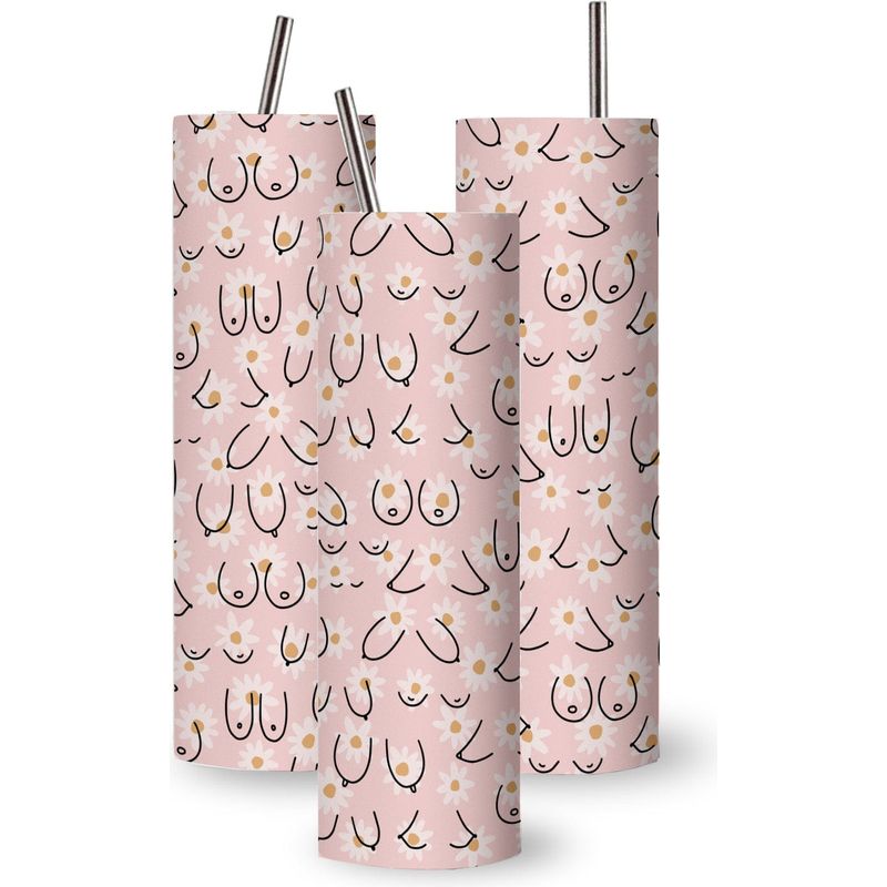 Gobelet Érotique en Acier Inoxydable Sein - 20 oz / 591 ml Sensations Plus Sensations plus