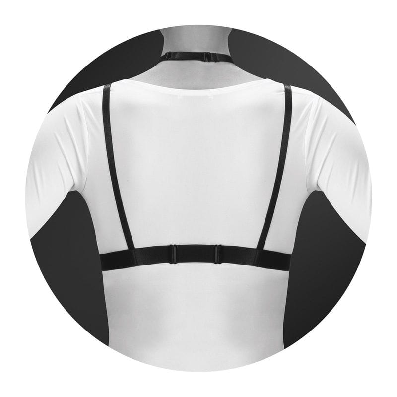 Harnais de Corps Élastique Alyssa - Bijoux Pour Toi | Accessoire Sexy Ajustable en Noir Bijoux pour toi Sensations plus