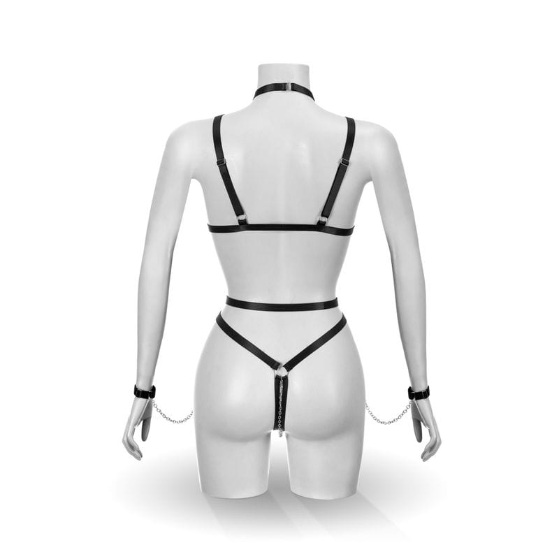 Harnais de Corps Élastique - Bijoux pour Toi Emmanuelle | Body Noir Ajustable & Sexy Bijoux pour toi Sensations plus