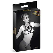 Harnais de Corps Élastique Clara - Bijoux Pour Toi | Accessoire Sexy Ajustable en Noir Bijoux pour toi Sensations plus