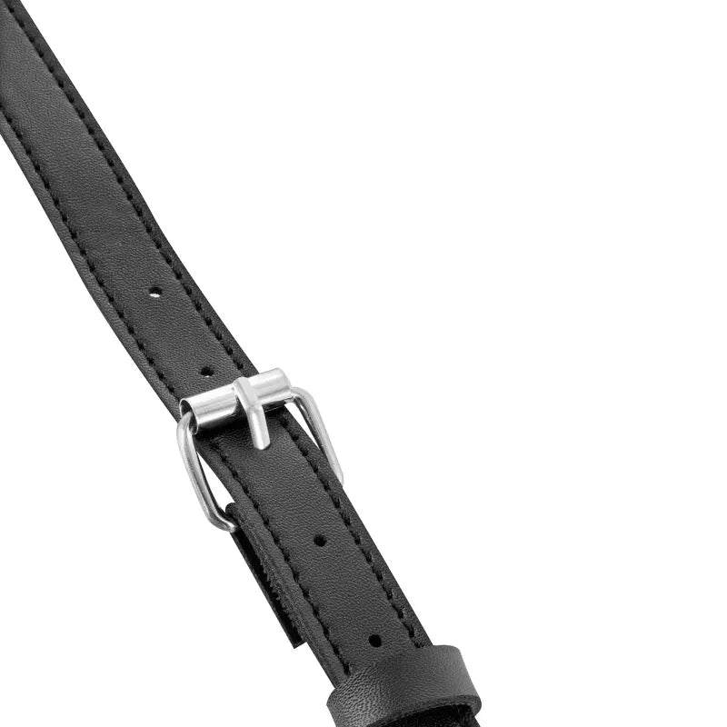 Harnais de Poitrine Ajustable - FetishTentation | Similicuir Noir & Pointes Métalliques FetishTentation Sensations plus