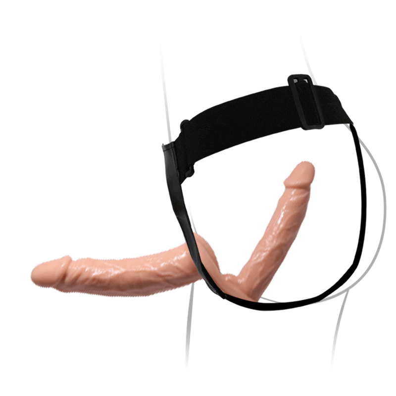 Harnais & Double Dildo Réaliste - Ultra Strap-On | Double Pénétration pour Plaisir Partagé Pretty Love Sensations plus