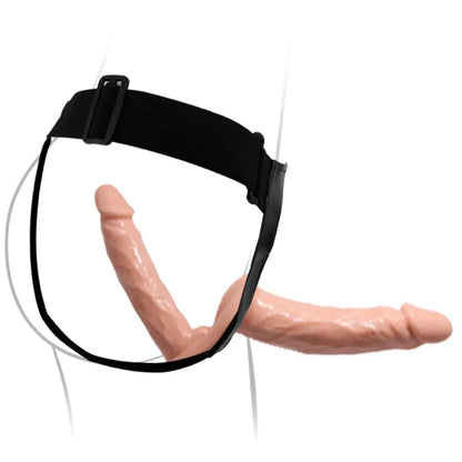 Harnais & Double Dildo Réaliste - Ultra Strap-On | Double Pénétration pour Plaisir Partagé Pretty Love Sensations plus