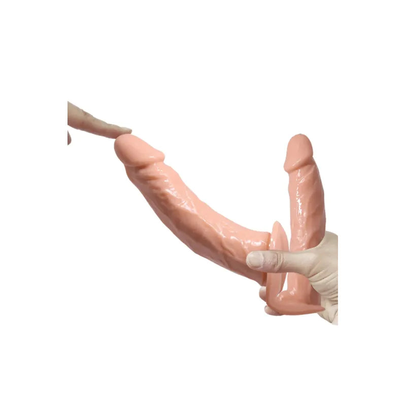 Harnais & Double Dildo Réaliste - Ultra Strap-On | Double Pénétration pour Plaisir Partagé Pretty Love Sensations plus