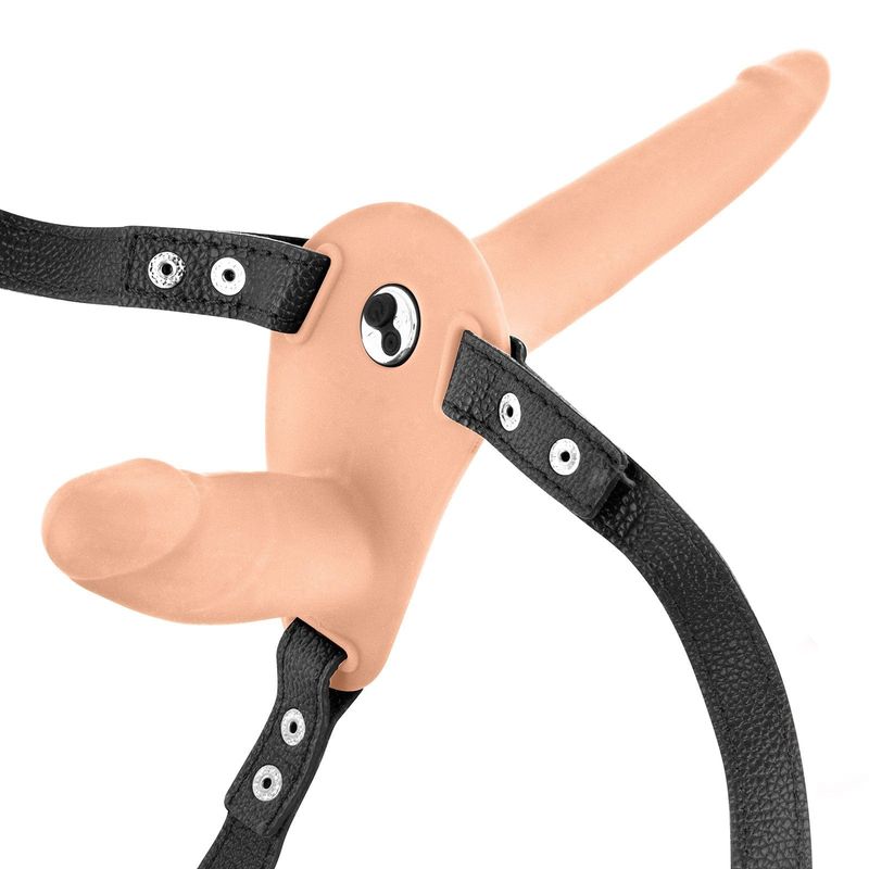 Harnais Double Vibrant - FetishTentation | Double Dildo & 10 Modes de Vibration FetishTentation Sensations plus