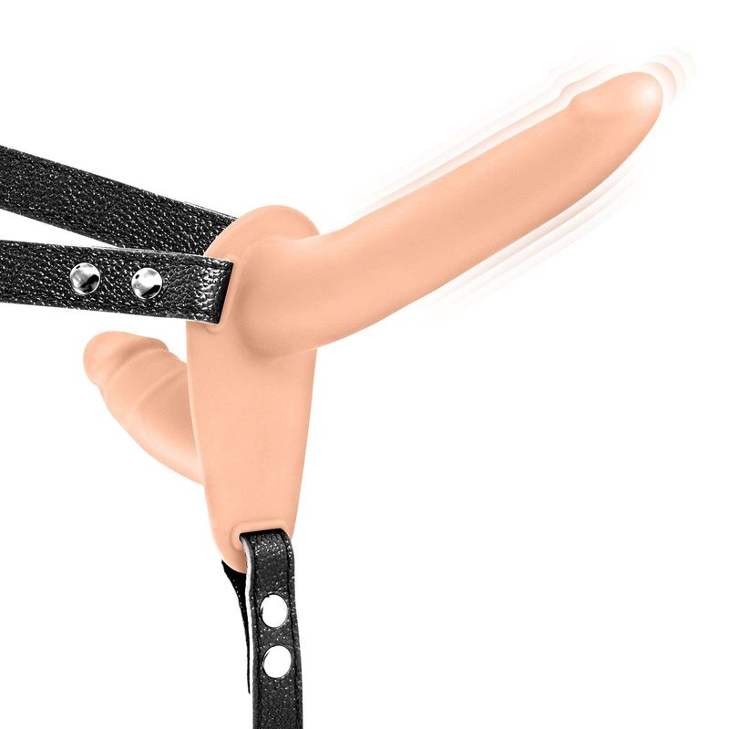 Harnais Double Vibrant - FetishTentation | Double Dildo & 10 Modes de Vibration FetishTentation Sensations plus