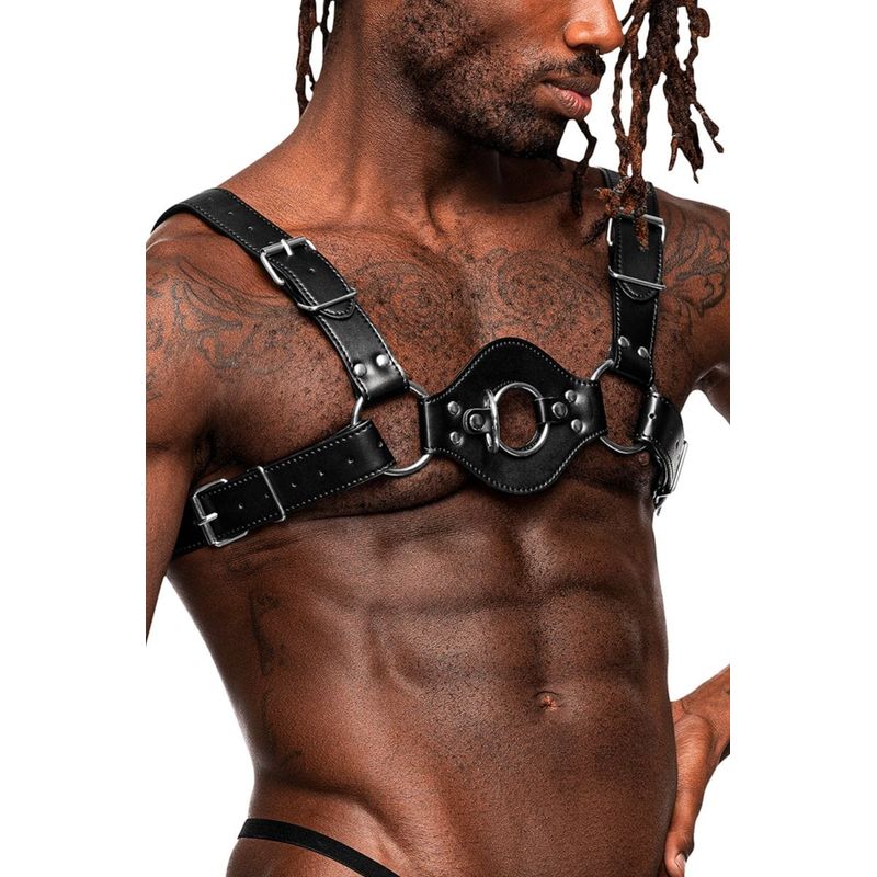 Harnais - Male Power - Libra PU Leather Chest Harness Male Power Sensations plus