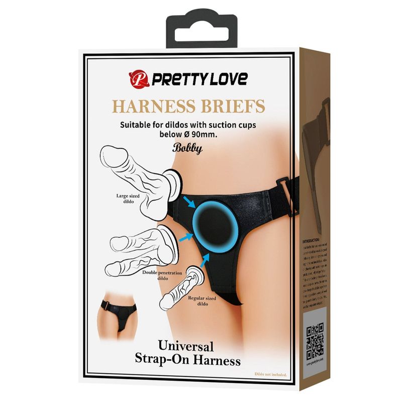 Harnais Universel - Bobby | Pour Dildo Ventouse, Ajustable, Confortable & Polyvalent Pretty Love Sensations plus