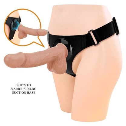 Harnais Universel & Dildo Réaliste - Pretty Love Jerry 7,6" | Confort, Maintien & Polyvalent Pretty Love Sensations plus