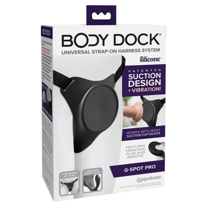 Harnais Vibrant Point G pour Dildo - Body Dock G-Spot Pro | Confort & Plaisir Ultime Dillio Platinum Sensations plus