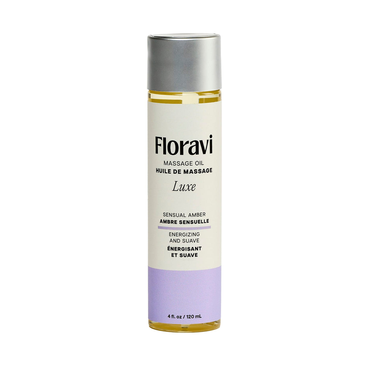 Huile de Massage Corporelle Intime - 4 Fragrances Sensuelles 4 oz | Floravi Floravi Sensations plus