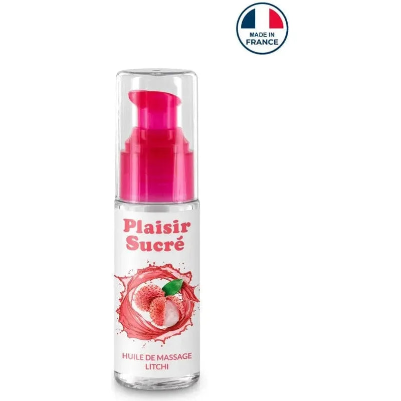 Huile de Massage Gourmande – Plaisir Sucré | 8 Arômes Sucrés Comestibles Plaisir Sucré Sensations plus