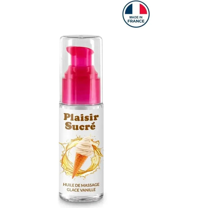 Huile de Massage Gourmande – Plaisir Sucré | 8 Arômes Sucrés Comestibles Plaisir Sucré Sensations plus