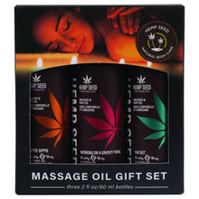 Huile de Massage - Hemp Seed - Ensemble d'Huiles Summer 2024 Earthly Body Sensations plus