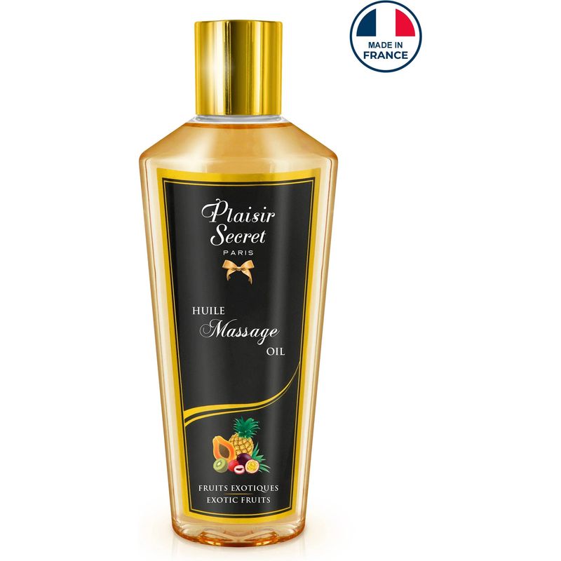 Huile de Massage Sèche - Plaisir Secret Paris | 6 Arômes 100 % Naturelle Plaisir Secret Sensations plus