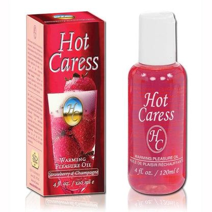 Huile de Plaisir Réchauffante - Hot Caresse | Soufflez, Réchauffez & Dégustez le Plaisir Hot Caresse Sensations plus