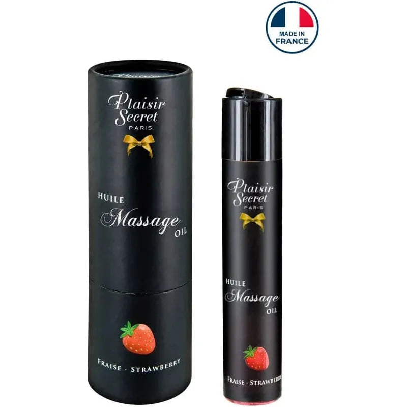 Huiles de Massage Gourmandes - Plaisir Secret | 10 Arômes Comestibles Plaisir Secret Sensations plus