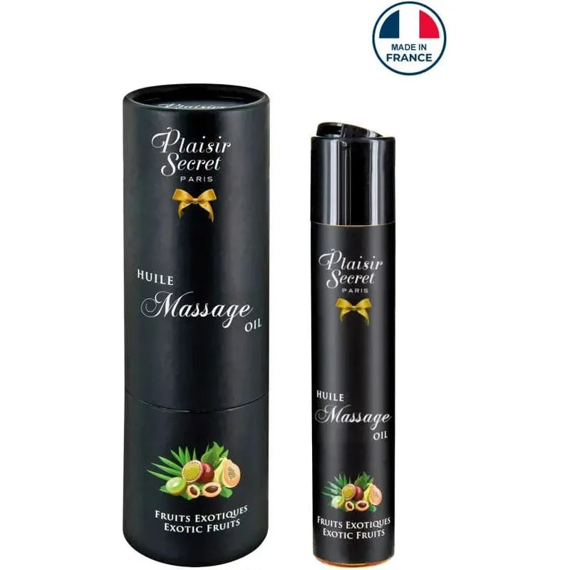 Huiles de Massage Gourmandes - Plaisir Secret | 10 Arômes Comestibles Plaisir Secret Sensations plus