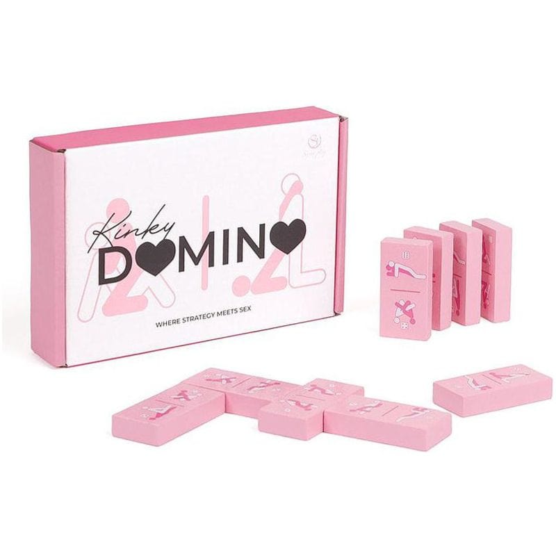 Jeu Coquin pour Couple - Kinky Domino | Jeu de Dominos Érotique en Bois Secret Play Games Sensations plus