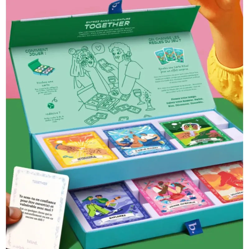 Jeu de 180 Cartes pour Couples - Together (français) | Biird Sensations Plus Sensations plus