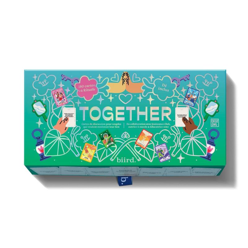 Jeu de 180 Cartes pour Couples - Together (français) | Biird Sensations Plus Sensations plus