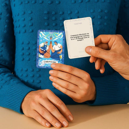 Jeu de 180 Cartes pour Couples - Together (français) | Biird Sensations Plus Sensations plus