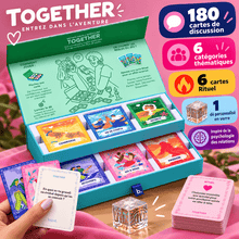 Jeu de 180 Cartes pour Couples - Together (français) | Biird Sensations Plus Sensations plus