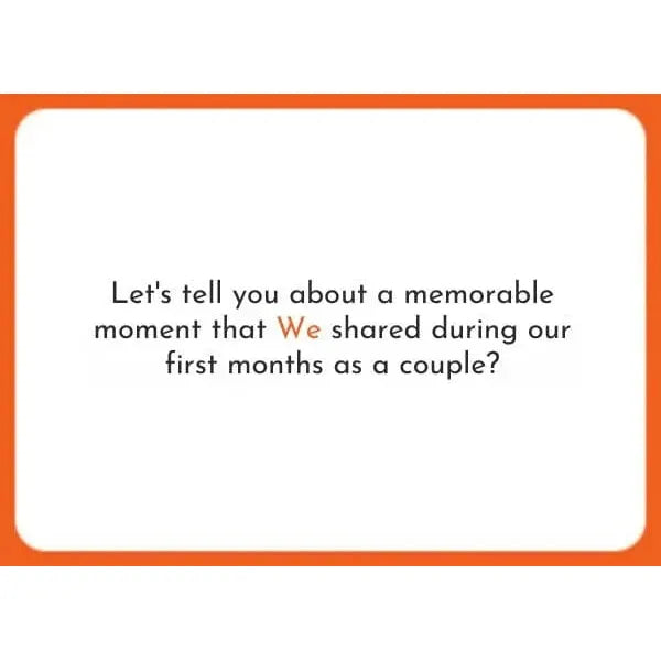 Jeu de Cartes pour Couple « Nous » – 50 Questions pour Se Redécouvrir CréaSouvenirs Sensations plus