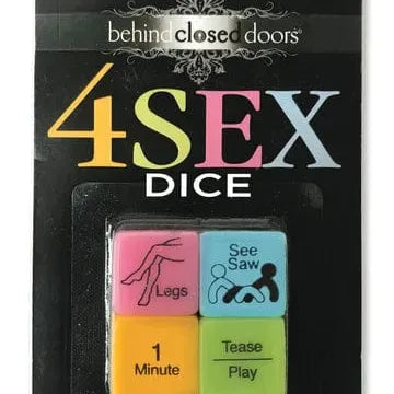 Jeu de Dés - Behind Closed Doors - 4 Sex Dice Sensations Plus Sensations plus