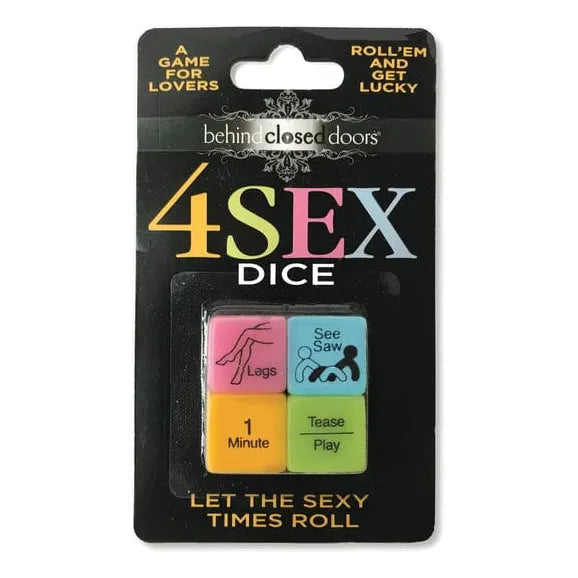 Jeu de Dés - Behind Closed Doors - 4 Sex Dice Sensations Plus Sensations plus