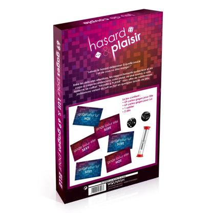 Jeu Érotique pour Couple - Hasard & Plaisir | 138 Gages Coquins Elle & Lui Fun Novelties Sensations plus