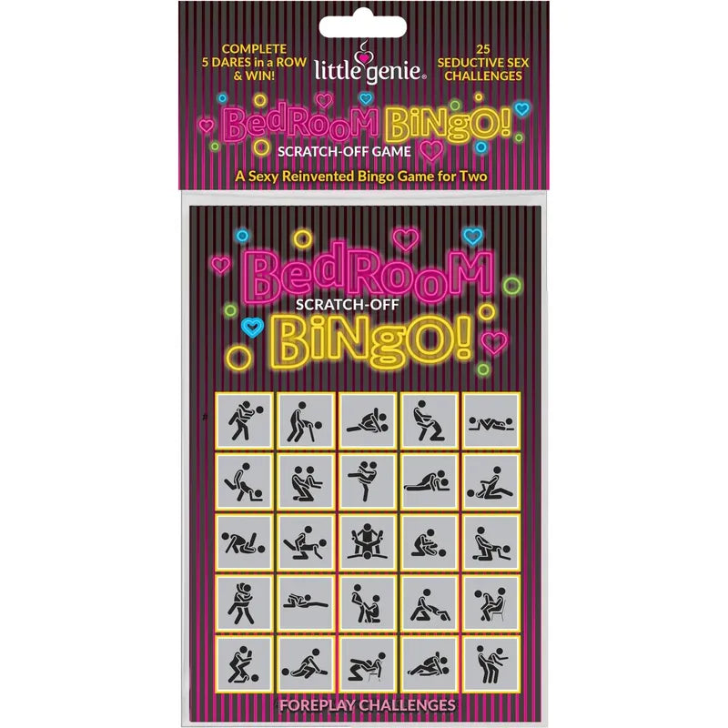 Jeu érotique pour couples - Bedroom Bingo | Défis intimes & Plaisir Little Genie Sensations plus