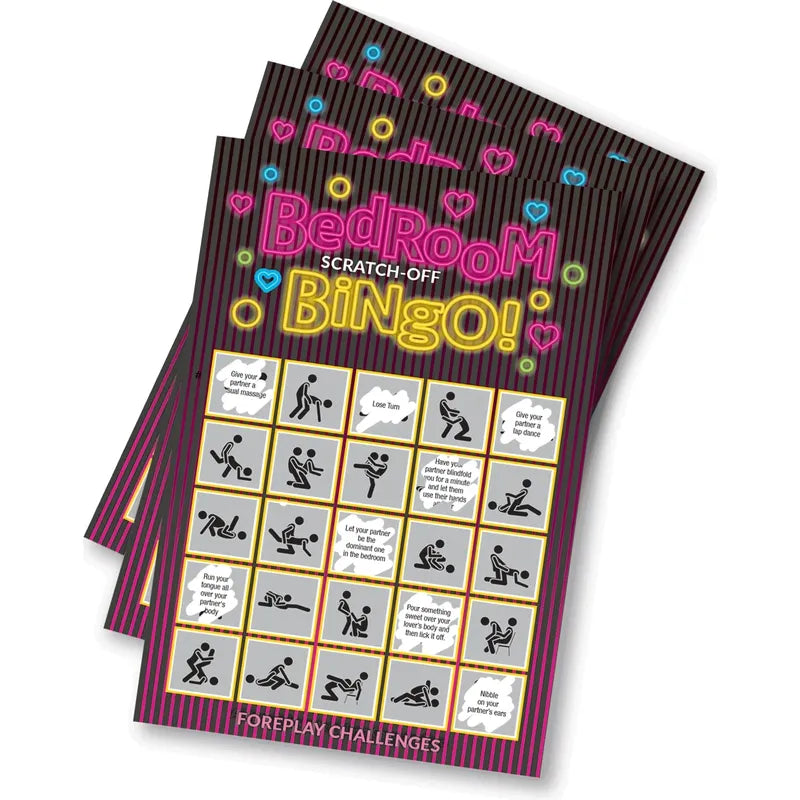 Jeu érotique pour couples - Bedroom Bingo | Défis intimes & Plaisir Little Genie Sensations plus