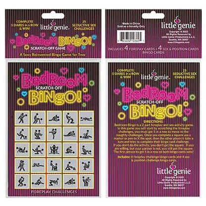 Jeu érotique pour couples - Bedroom Bingo | Défis intimes & Plaisir Little Genie Sensations plus